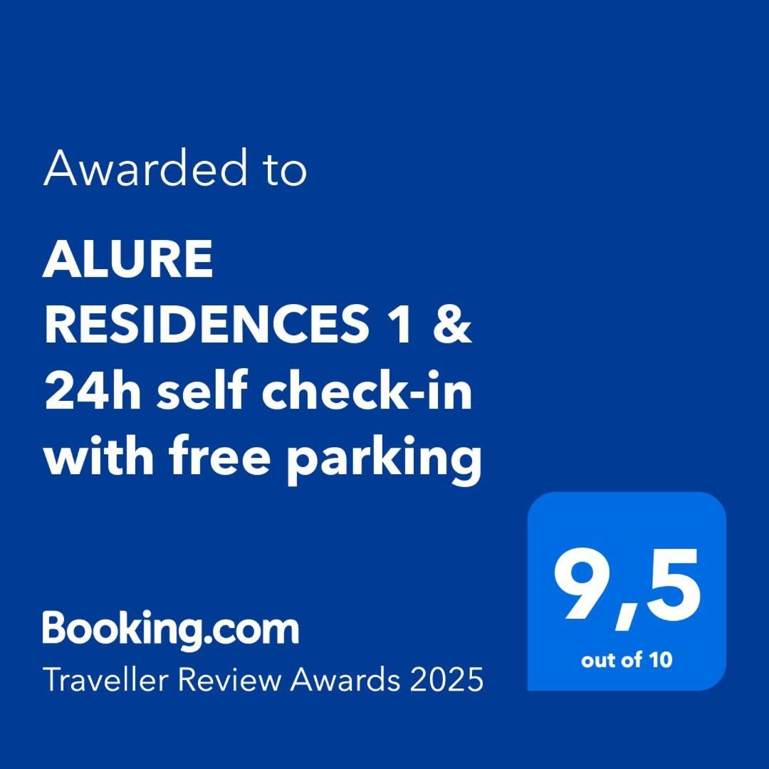 Alure Residences 1 & 24H Self Check-In, Free Parking In Front Of The Apartment Building, New Building, Terrace, Cafe With Breakfast In The Apartment Building, Next To The Aqua Park Μπάνσκα Μπίστριτσα Εξωτερικό φωτογραφία